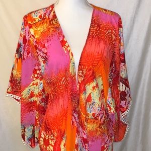 NWT Jennie & Marlis Multi Color Kimono